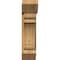 Ekena Millwork Olympic Slat Rough Sawn Bracket w/ Offset Brace, Western Red Cedar, 8"W x 24"D x 32"H BKT0806X24X32OLY06RWR - alternate 2